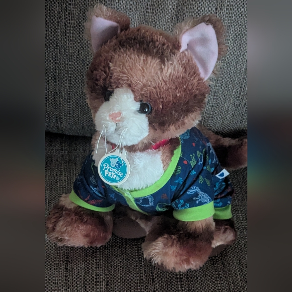 Build-A-Bear 2021 Promise Pet Calico Tortie 14" Kitty Cat Plush Stuffed Animal